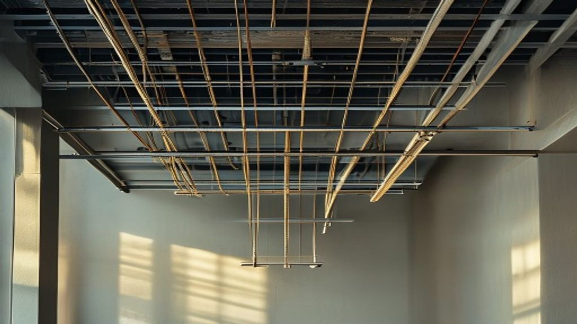 Ceiling Installation work being carried out