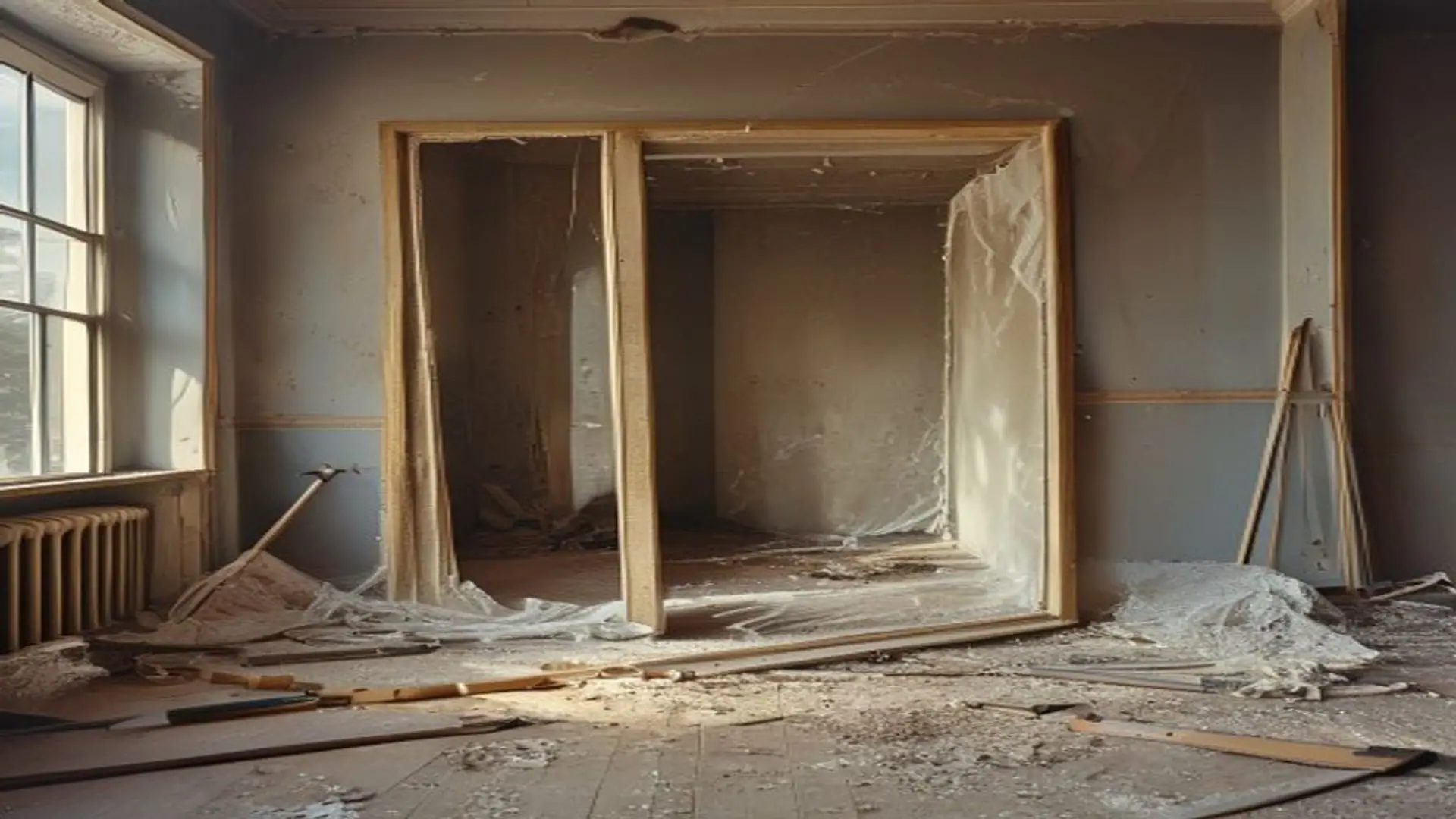Renovation & Remodeling work being carried out